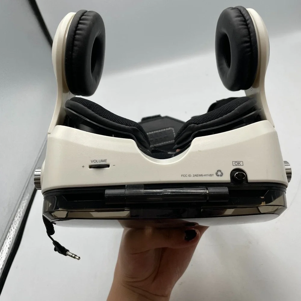 Tesonic HYVBT VR Gaming Headset White Black Detachable Headphones for Smartphone